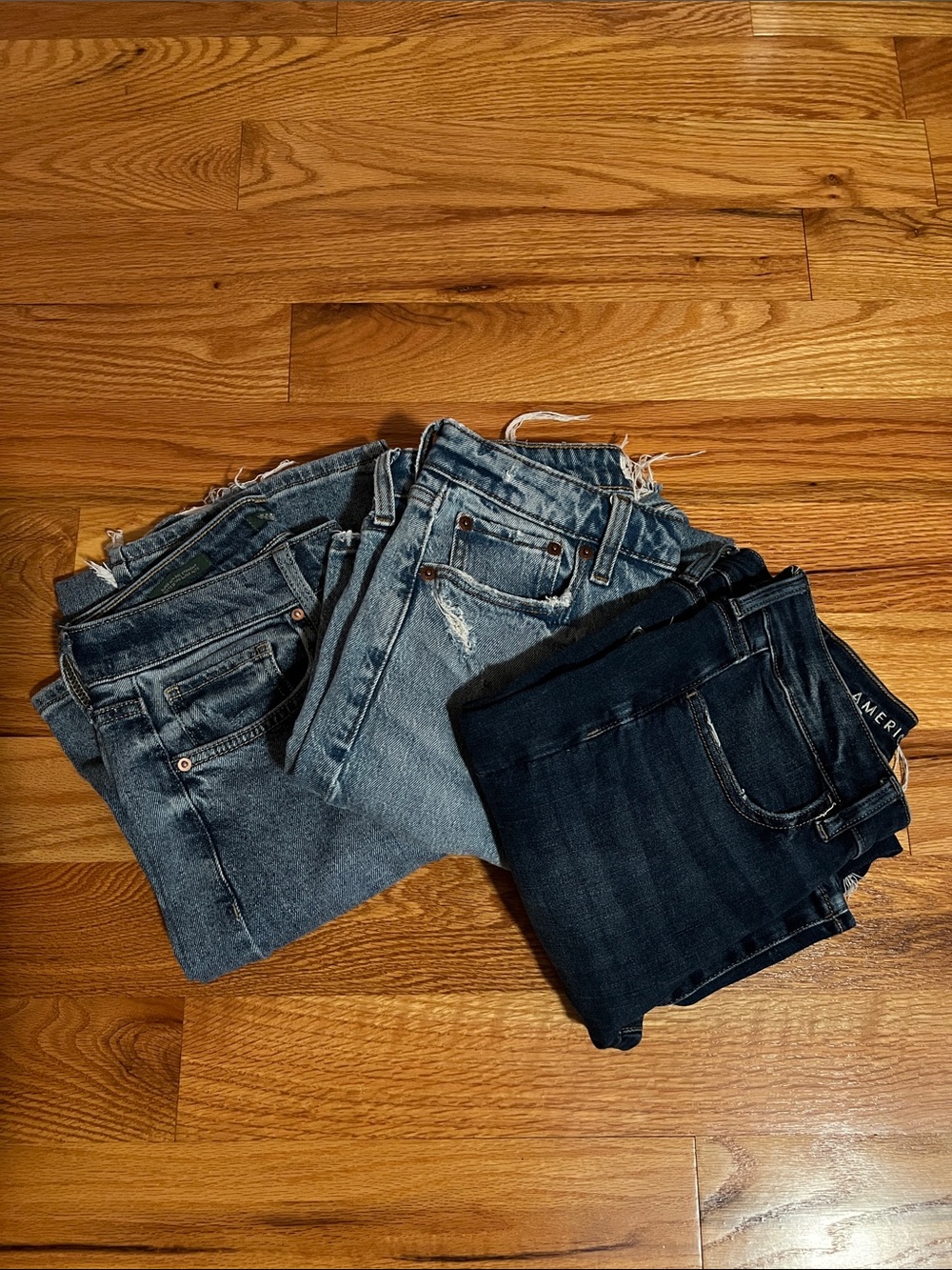 Bundle of American Eagle, Abercrombie, wild fable distressed jeans